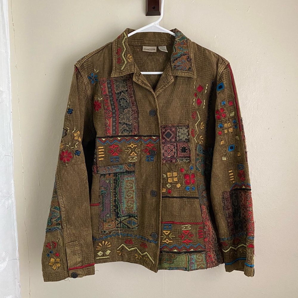 vintage embroidered jacket